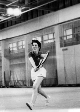 St. Cloud State University women's tennis player Karen Scott