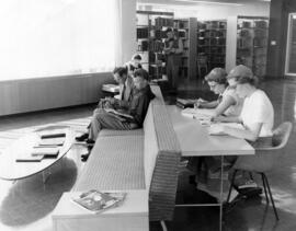 Students study, Kiehle (1952), St. Cloud State University