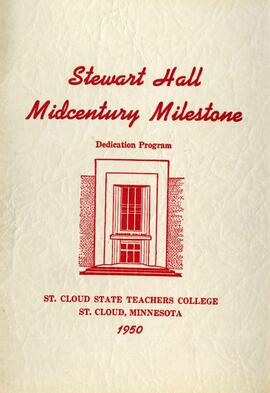 Stewart Hall (1948) dedication program, St. Cloud State University
