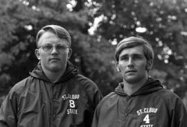 Football captains Scott Quisling and Ted Doe, St. Cloud State University