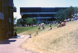 University Program Board (UPB) event outside of Atwood Memorial Center (1966), St. Cloud State University