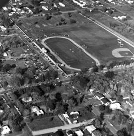 Football game at Selke Field (1937), St. Cloud State University vs. Wayne State University