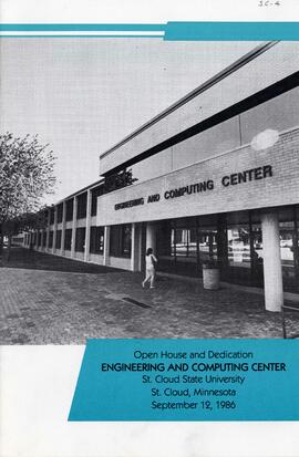 Dedication program for the Engineering and Computing Center, St. Cloud State University