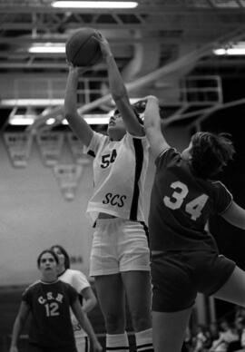 St. Cloud State University women's basketball game against the College of St. Benedict