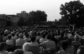 An orchestra performs, Lemonade Concert and Art Fair, St. Cloud State University