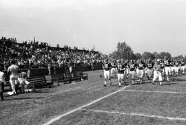 Football game, St. Cloud State University vs. St. John's University