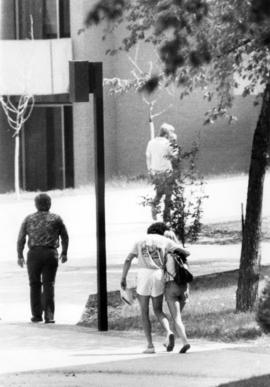 Man and a woman together, St. Cloud State University