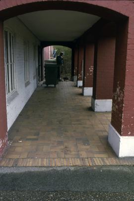 St. Cloud State studentes do yard work, Aalborg, Denmark