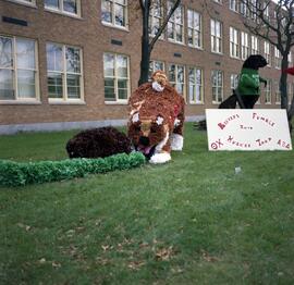 Homecoming outdoor display, St. Cloud State University