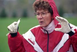 St. Cloud State University women's soccer coach Coleen Edwards