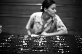 Jewelry on a table, Lemonade Concert and Art Fair, St. Cloud State University