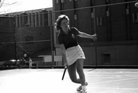 St. Cloud State University tennis player Judi McDonald