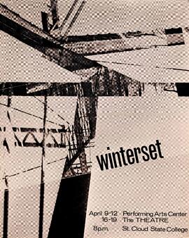 Winterset theatre production poster, St. Cloud State University