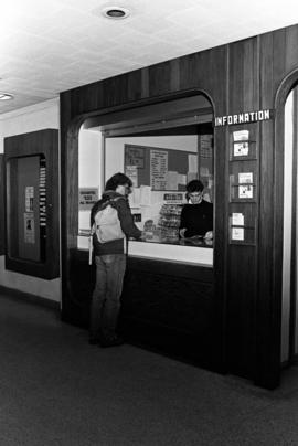 Atwood Memorial Center (1966) information desk, St. Cloud State University