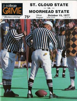 Football program cover, St. Cloud State University