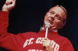 Actor Larry Linville speaks on campus, St. Cloud State University
