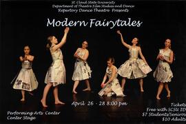 Modern Fairytales dance production poster, St. Cloud State University