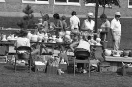 Vendors sell merchandise, Lemonade Fair, St. Cloud State University