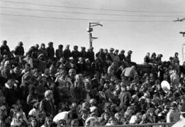 Students enjoy the St. Cloud State homecoming football game