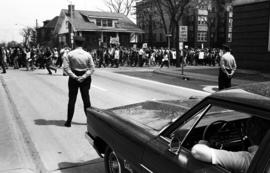 Vietnam War protesters march to downtown St. Cloud