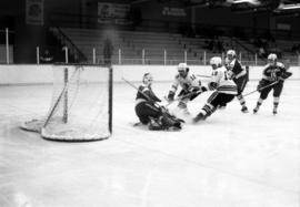 St. Cloud State plays a hockey game against Chicago State University