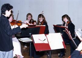 Musicians perform at the Excellence in Leadership banquet, St. Cloud State University
