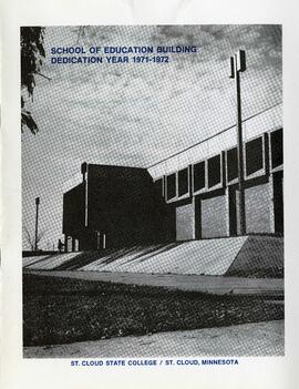 Education building (1971) dedication program, St. Cloud State University