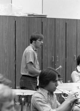 Band rehearsal, St. Cloud State University