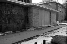 Kiehle (1952), exterior during renovation, St. Cloud State University