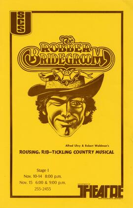 The Robber Bridegroom theatre production poster, St. Cloud State University