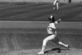 Gregg Pederson pitches a ball during a St. Cloud State University baseball game