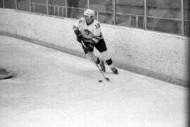 St. Cloud State hockey player Jeff Passolt during a game against Iowa State University
