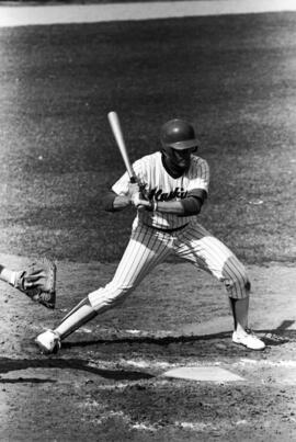 Scott Mansch at bat during a St. Cloud State University baseball game