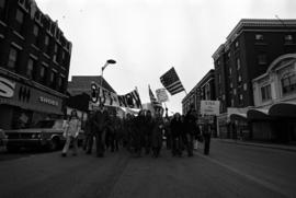 Vietnam War protest in downtown St. Cloud