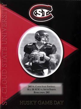 Football program cover, St. Cloud State University
