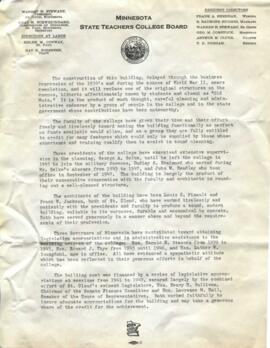 Letter from Warren Stewart, St. Cloud State University