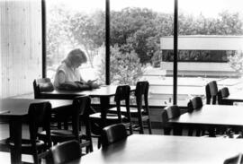 Woman studies at Centennial Hall (1971), St. Cloud State University