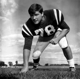 Football player Lenny Johnson, St. Cloud State University