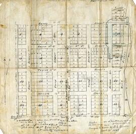 Map of Brott and Smith's Survey, St. Cloud
