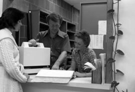 Harlan Jensen and library staff, St. Cloud State University