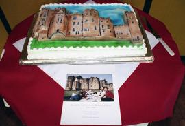 Cake celebrating the visit of the Duchess of Northumberland Elizabeth Douglas Percy to St. Cloud State University