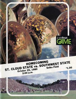 Football program cover, St. Cloud State University