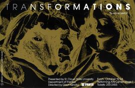 Transformations theatre production poster, St. Cloud State University