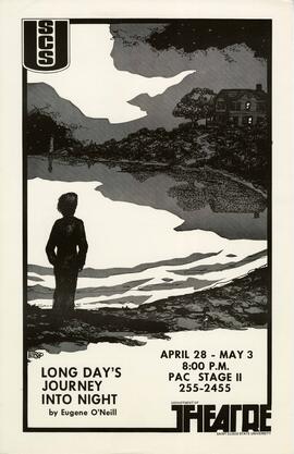 Long Day's Journey into Night theatre production poster, St. Cloud State University