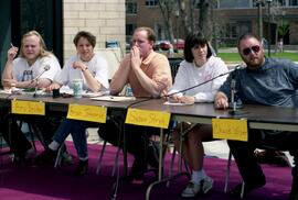 Speak-Out event panelists, St. Cloud State University