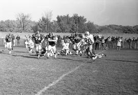 Football game, St. Cloud State University vs. Michigan Tech University