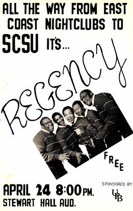 Regency event poster, St. Cloud State University