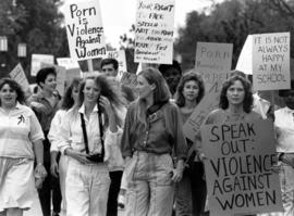 People protest on campus against pornography, St. Cloud State University