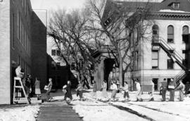 Moving from Old Main Building (1874) to Stewart Hall (1948), St. Cloud State University