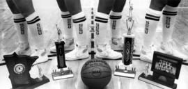 Women's basketball plaques and tropies, St. Cloud State University